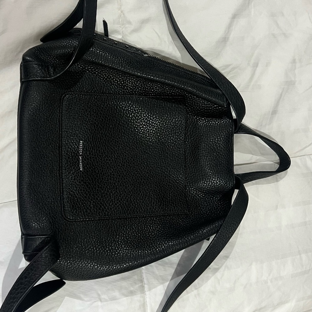Rebecca Minkoff Black leather backpack
